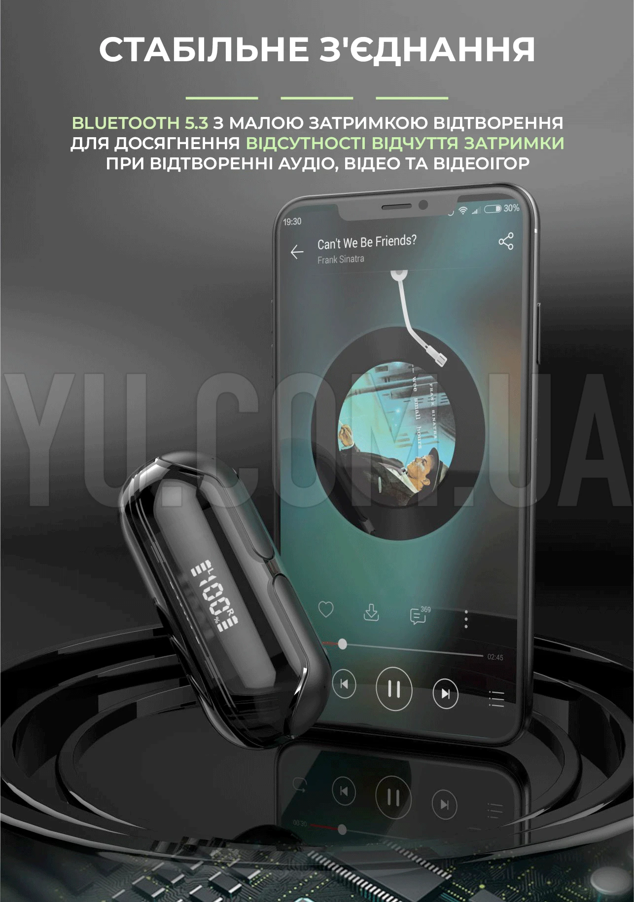 Бездротові навушники Air13 Pro Bluetooth сенсорні з шумопоглинанням Бездротові навушники Air13 Pro Bluetooth сенсорні з шумопоглинанням